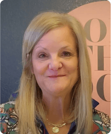 Still from the CEO of On the Dot Global's filmed review